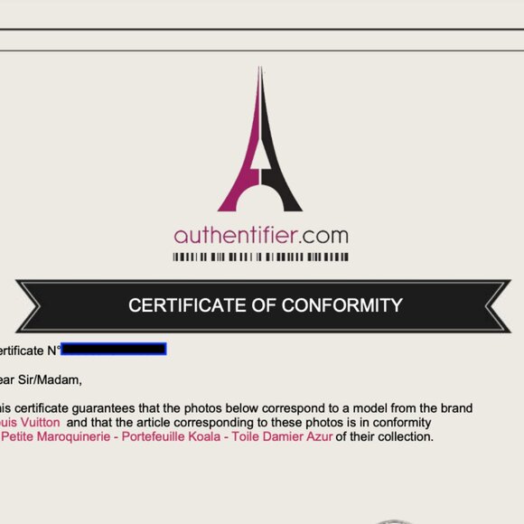 Authentic LOUIS VUITTON Damier Azur Koala Wallet (see notes before buying). - Picture 9 of 9